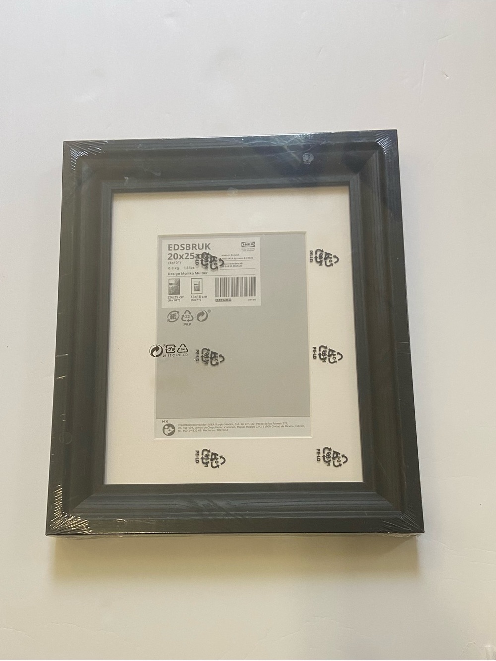 NWT, sealed - IKEA Edsbruk Frame Black 8 x 10